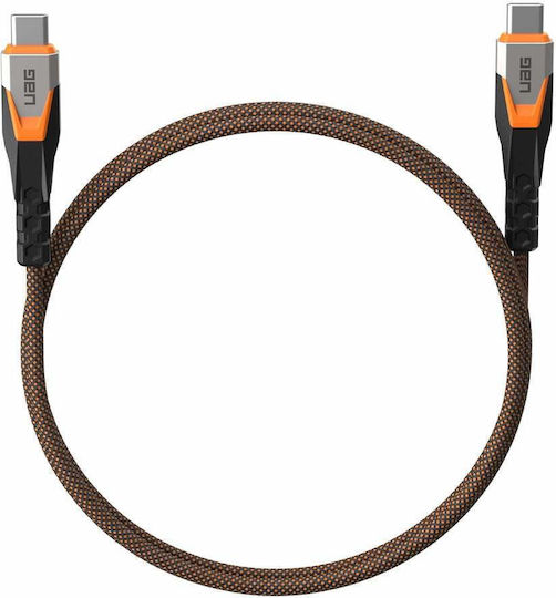 UAG USB 3.2 Video Kabel USB-C männlich - USB-C 240W PD Orange 0,75m