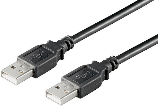 ATC USB 2.0 Cable USB-A male - USB-A male Μαύρο 5m 6981060050021