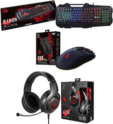 A4Tech Bloody Combo Μεμβράνης - Σετ με Ποντίκι (Αγγλικό US) A4Tech Bloody Combo Μεμβράνης - Σετ με Ποντίκι (Αγγλικό US)