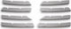 Set 8 Stainless Steel Ornaments Compatible Vw Passat B6 Grille 2005-2010