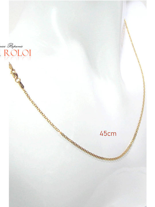 FenixJewelry Веригa За Врат Златна 14 Карата