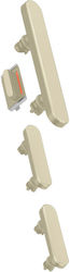 Clappio Power Volume Mute Button for iPhone 15 15 Plus Yellow