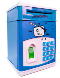 Factory Children's Money Box Plastic Blue 13x13...