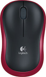 Logitech M185 (910-002237) Kabellos Mini Black/Red