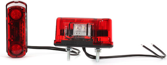 Lumină LED pentru Plăcuța de Înmatriculare Pozitia 245 W53 12v-24v Was