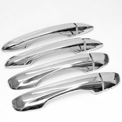 Chrome Decorative Trim Set Door Handles Compatible Skoda Octavia Iii 2012-2019 Chrome Decorative Trim Set Door Handles Compatible Skoda Octavia Iii 2012-2019