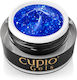 Cupio Glitter Neon Builder Nail Gel Blue Energy...