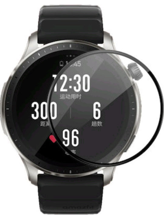 Spacecase Full Face Tempered Glass για το Amazfit GTR 4 46mm 1τμχ