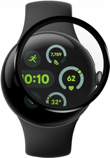 Spacecase Vollflächig gehärtetes Glas für das Google Pixel Watch 3 41 mm 1Stück