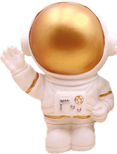 Dorosimo Children's Money Box Plastic White-Gold 16.5x11x22.5cm
