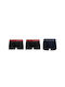 Men's Boxers Black/Orange 3Pack