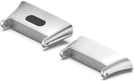 Резервна метална каишка 20мм за Xiaomi Redmi Watch 3 Mi Watch Lite 3 Комплект от 2 броя Сребриста