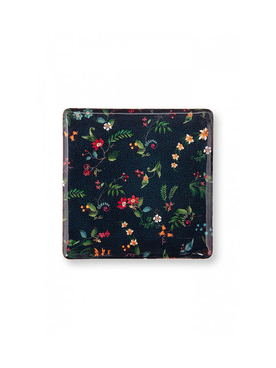 PiP Studio Metal Pătrat Tavă de Servire în Culoare Albastru 30.5x30.5cm 51.075.051 1buc