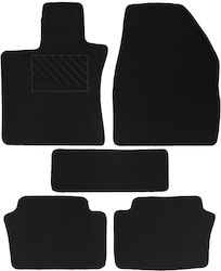 Auto Fußmatten Satz Vorder- und Rückseite 5 Stück für Nissan Qashqai 2006-2014 Schwarze
