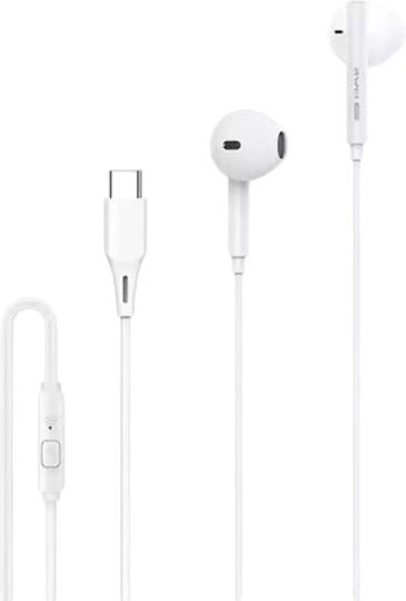 Awei In-ear Handsfree Headphones with Connector USB-C White