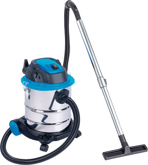 Elmark EL-WD20 Aspirator Lichide / Solide 1200W cu Inoxidabil Recipient 20lt