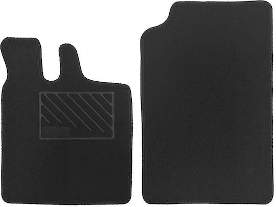 Μπροστινά Πατάκια 2τμχ για Smart ForTwo 1998-2007 Γκρι