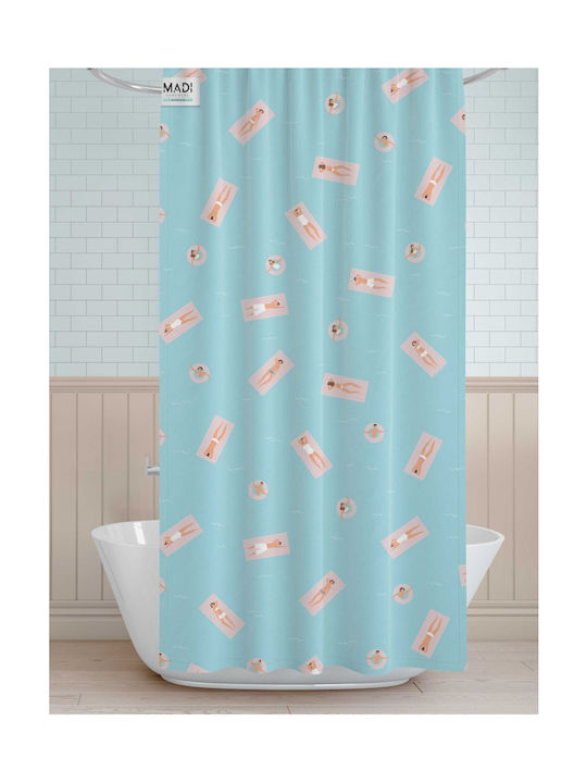 Madi Shower Curtain Beach