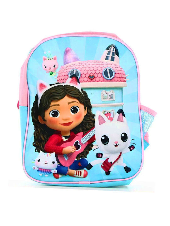 Setino School Backpack Kindergarten with Water Bottle Holder Pink 10 x 10 x 25cm