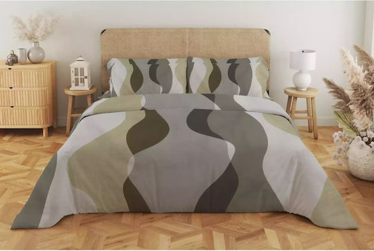 Family Enterprise Σεντόνι King Size με Λάστιχο 180x200+35εκ. Εμπριμέ