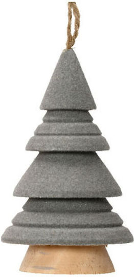 Ornament De Crăciun Pentru Brad Gri 6x10cm