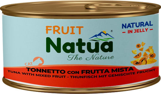 Natua Υγρή Τροφή για Ενήλικες Γάτες σε Κονσέρβα με Τόνο και Ρύζι 85gr