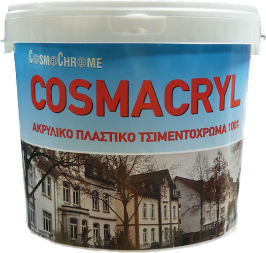 Cosmochrome Cosmacryl Τσιμεντόχρωμα Ακρυλικό Γκρι 9lt