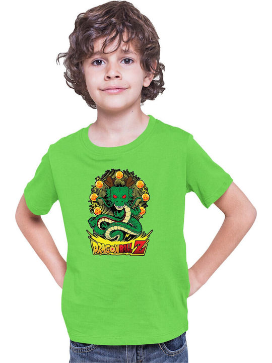Tricou Copii Dragon Ball Z Tralala Shenron 03 Lime