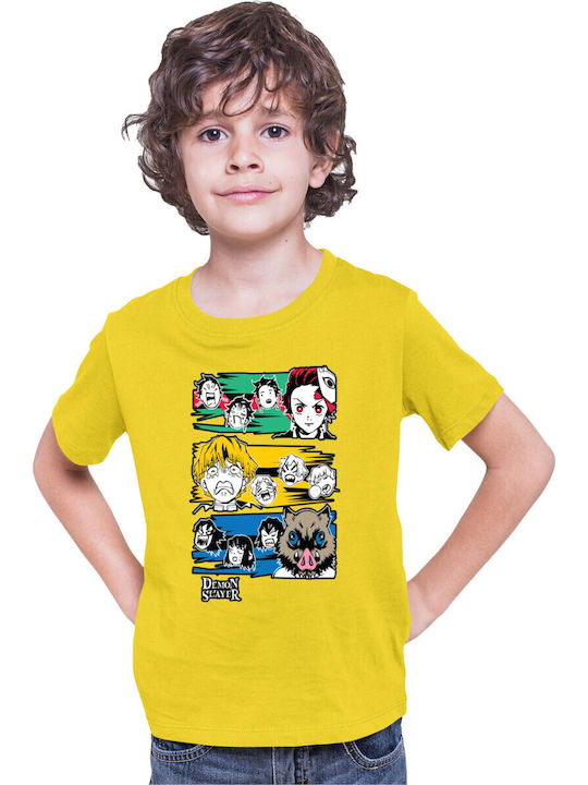 Tricou Copii Demon Slayer Kimetsu No Yaiba Tral...