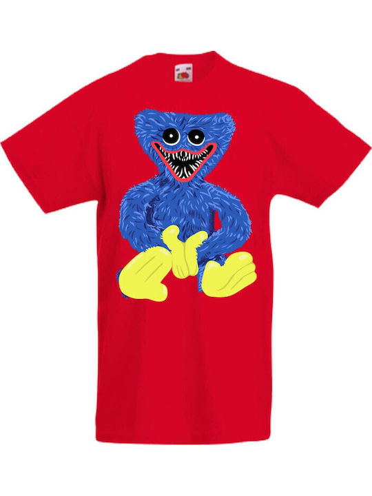 Kid T-shirt Poppy Playtime Tralala Red
