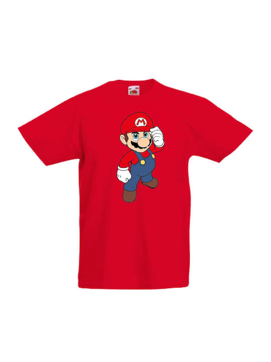 Kid T-shirt Tralala Super Mario 12 Red
