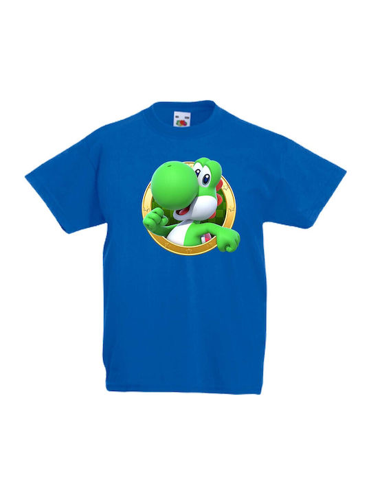 Kid T-shirt Tralala Super Mario Yoshi 13 Blue