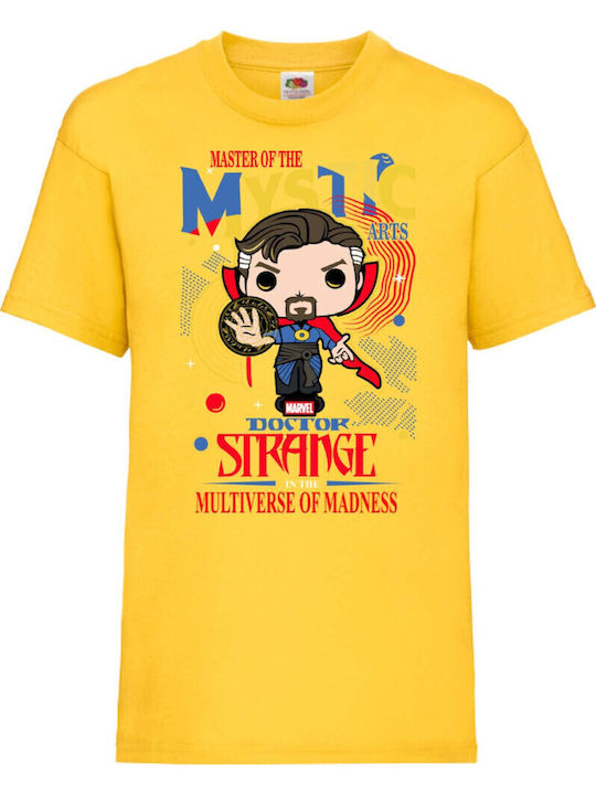 Kid T-shirt Tralala Doctor Strange 001 Yellow