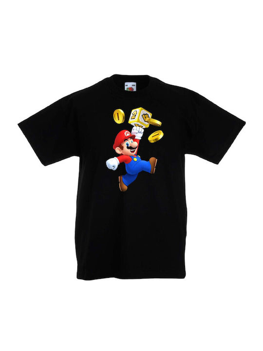 Kid T-shirt Tralala Super Mario 3 Black