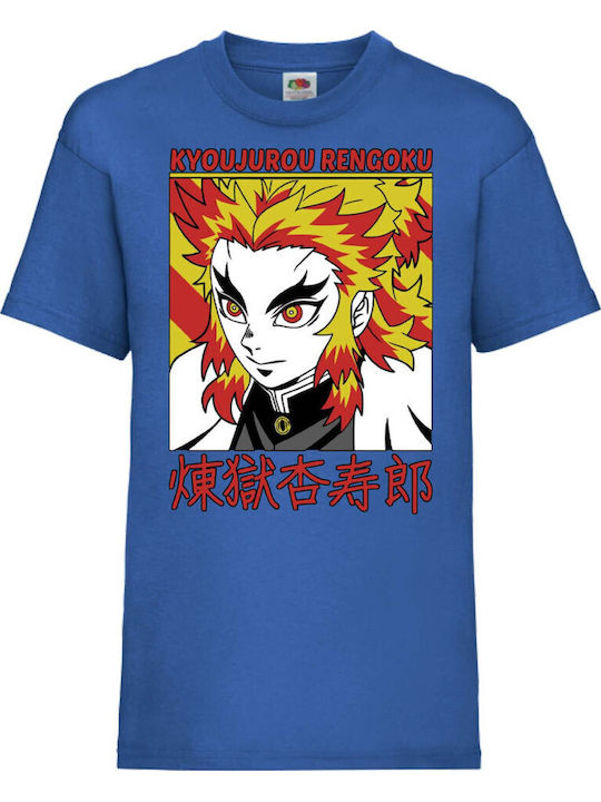 Kinder T-Shirt Tralala Demon Slayer Kyojuro Ren...