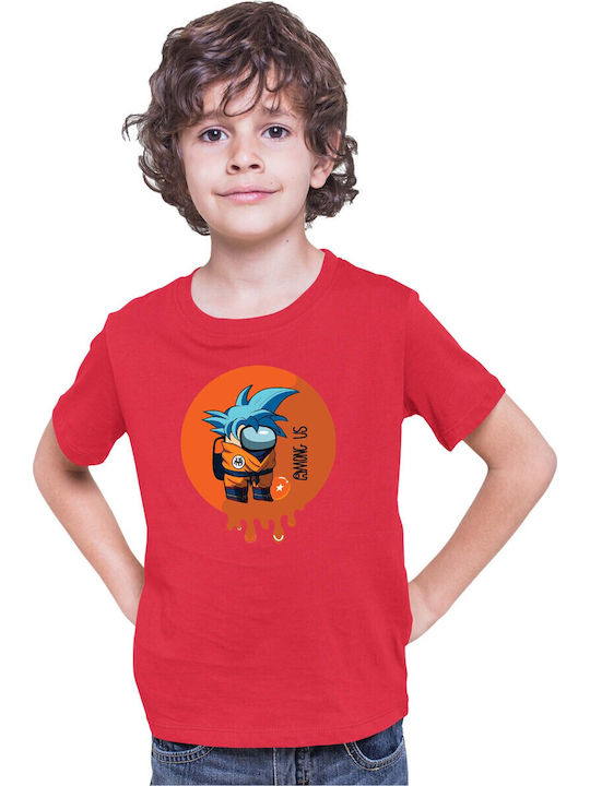 Kid T-shirt Dragon Ball Z Tralala Goku Among Us...