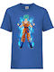 Kinder T-Shirt Japan Animation Tralala Dragon Ball Z 05 Blau