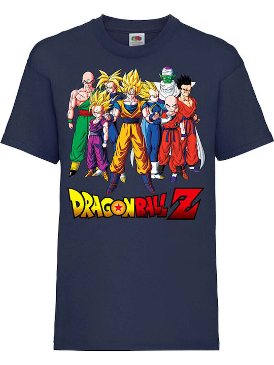 Kid T-shirt Japan Animation Tralala Dragon Ball Z 12 Navy