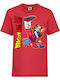 Tricou pentru copii Animație Japonia Tralala Dragon Ball Z 02 Roșu