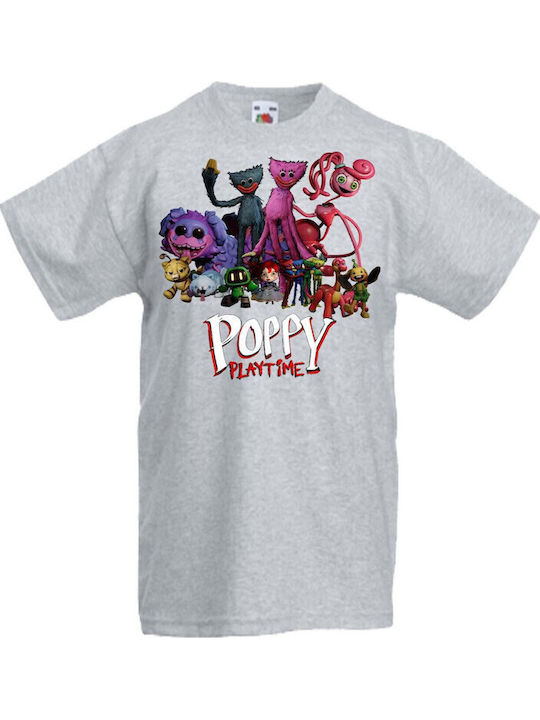 Kid T-shirt Poppy Playtime Tralala Grey