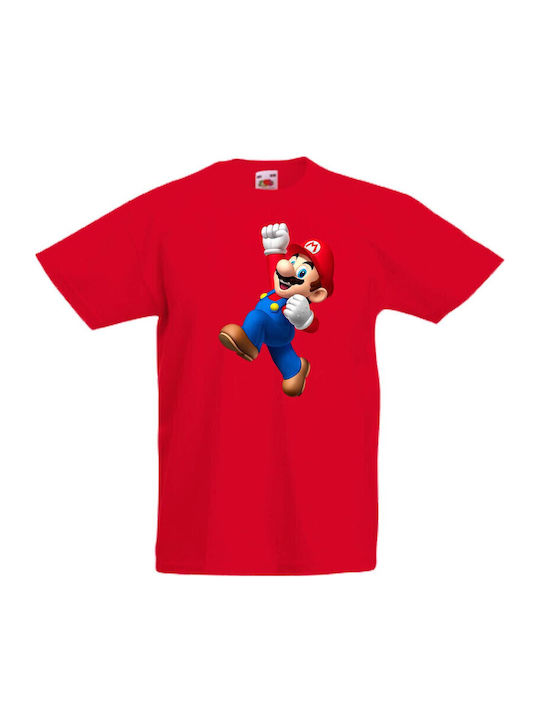 Детска тениска Tralala Super Mario 2 червена