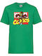 Tricou pentru copii Tralala Marvel Marvel Comics Iron Man Verde