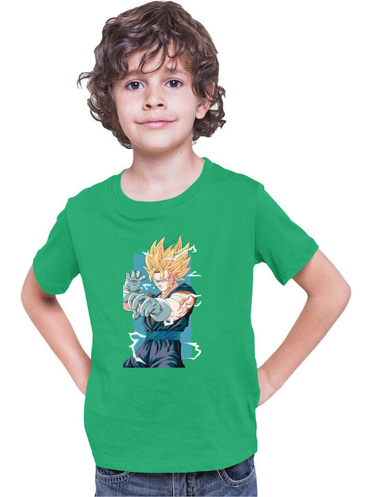 Kid T-shirt Dragon Ball Z Tralala Gogeta Green