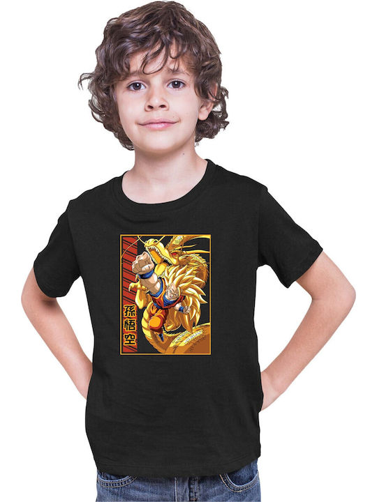 Kid T-shirt Dragon Ball Z Tralala Goku Ssj 01 B...