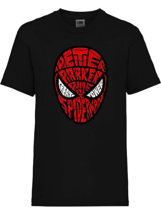 Kinder T-Shirt Spider-Man Tralala Spiderman 012 Schwarz