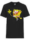 Kid T-shirt Tralala Spongebob Zombie 5 Black