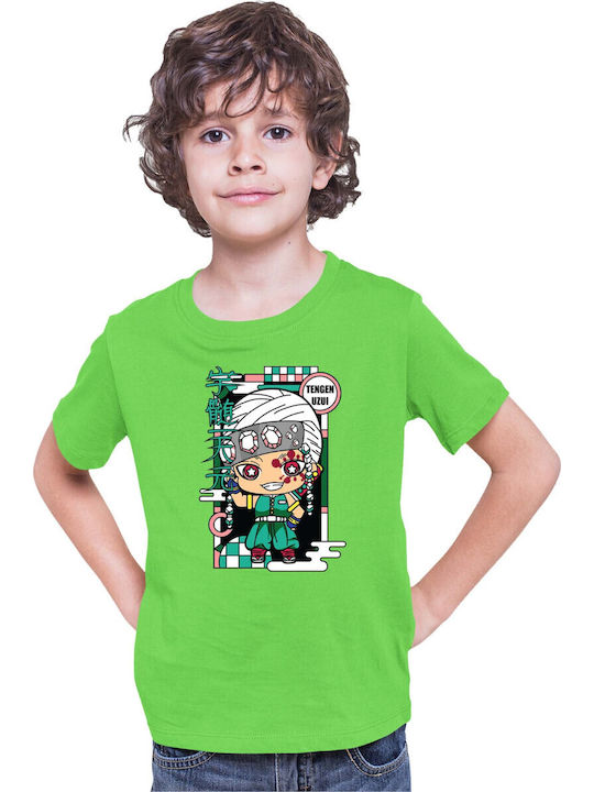 Детска тениска Demon Slayer Kimetsu No Yaiba Tr...