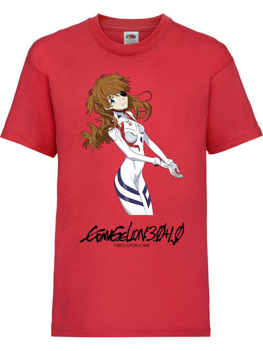 Kinder T-Shirt Tralala Evangelion Asuka Langley...