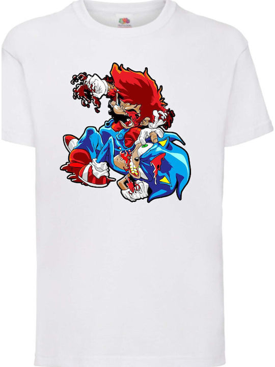 Kinder T-Shirt Super Mario Sonic Tralala Mario ...