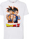 Kid T-shirt Japan Animation Tralala Dragon Ball Z 01 White